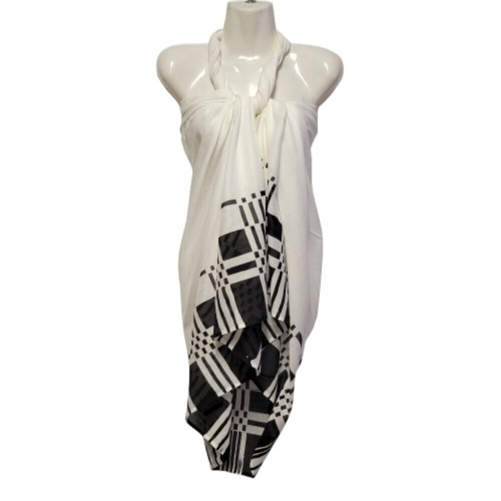 Womens Cotton Beach Wrap Sarong Handpainted Batik Wrapskirt Pareo Beachwear-NEW